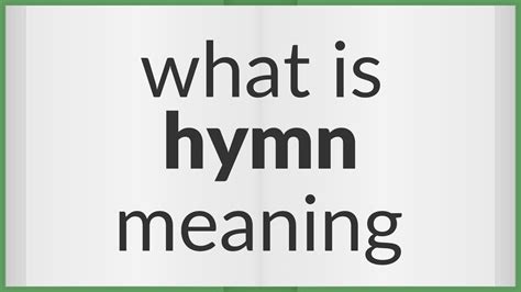 what is a hymn in music? and how does it reflect the essence of human emotions?